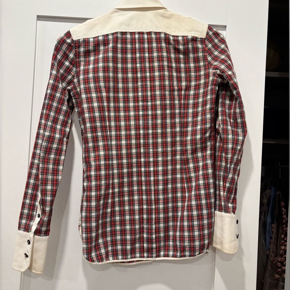 Balenciaga Fall 2007 Runway Plaid Button Up Shirt - Picture 5 of 8